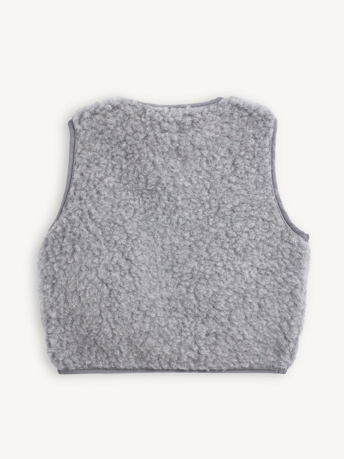 Merino Vest - Stone Grey