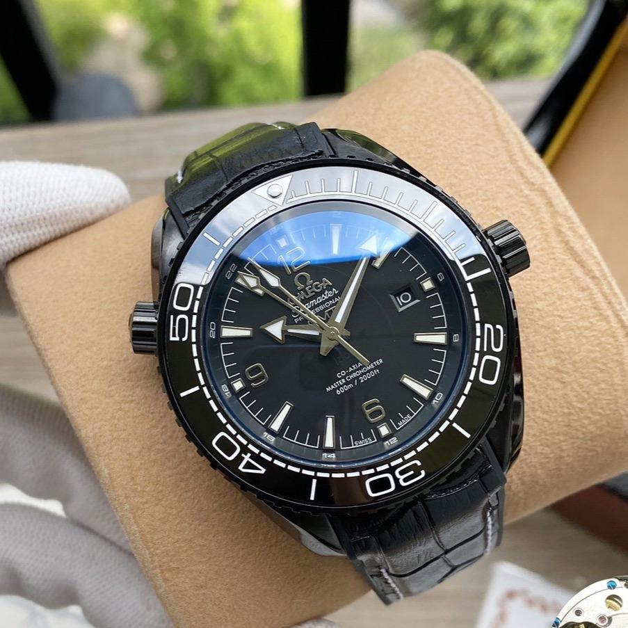 SEAMASTER PLANET OCEAN 600 GMT ALL BLACK CERAMIC