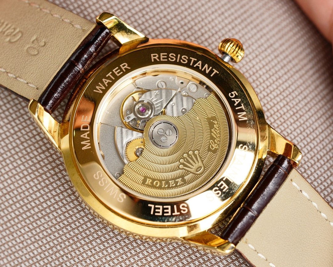 OYSTER PERPETUAL 41MM GOLD CASE DIAMOND NUMERALS