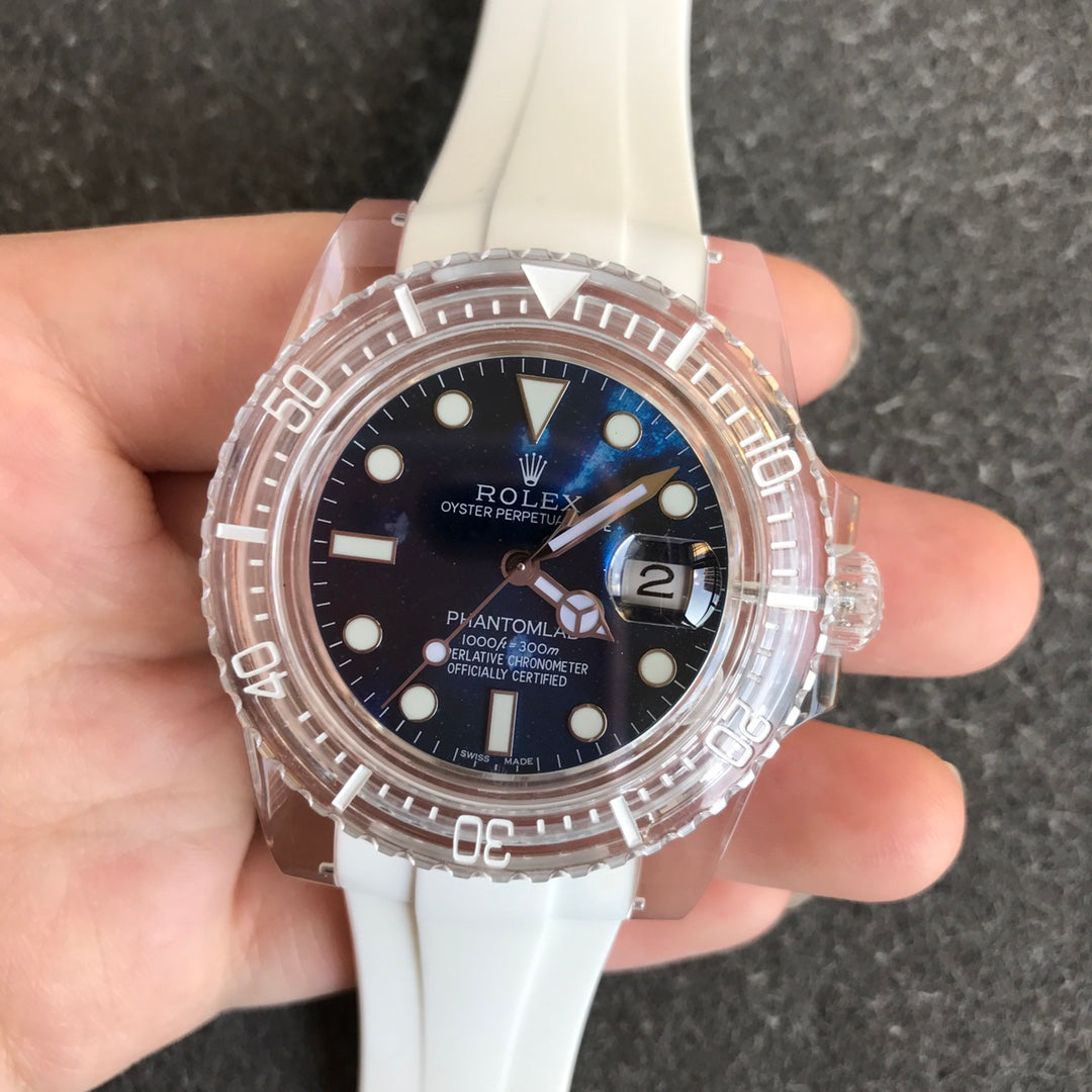 SUBMARINER DATE 40 CUSTOM SAPPHIRE BLUE DIAL