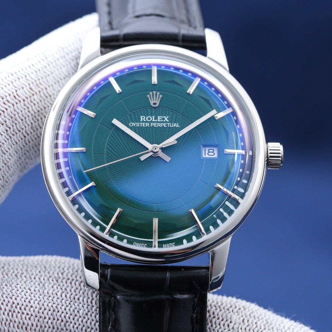 OYSTER PERPETUAL 41MM STEEL CASE GREEN DIAL