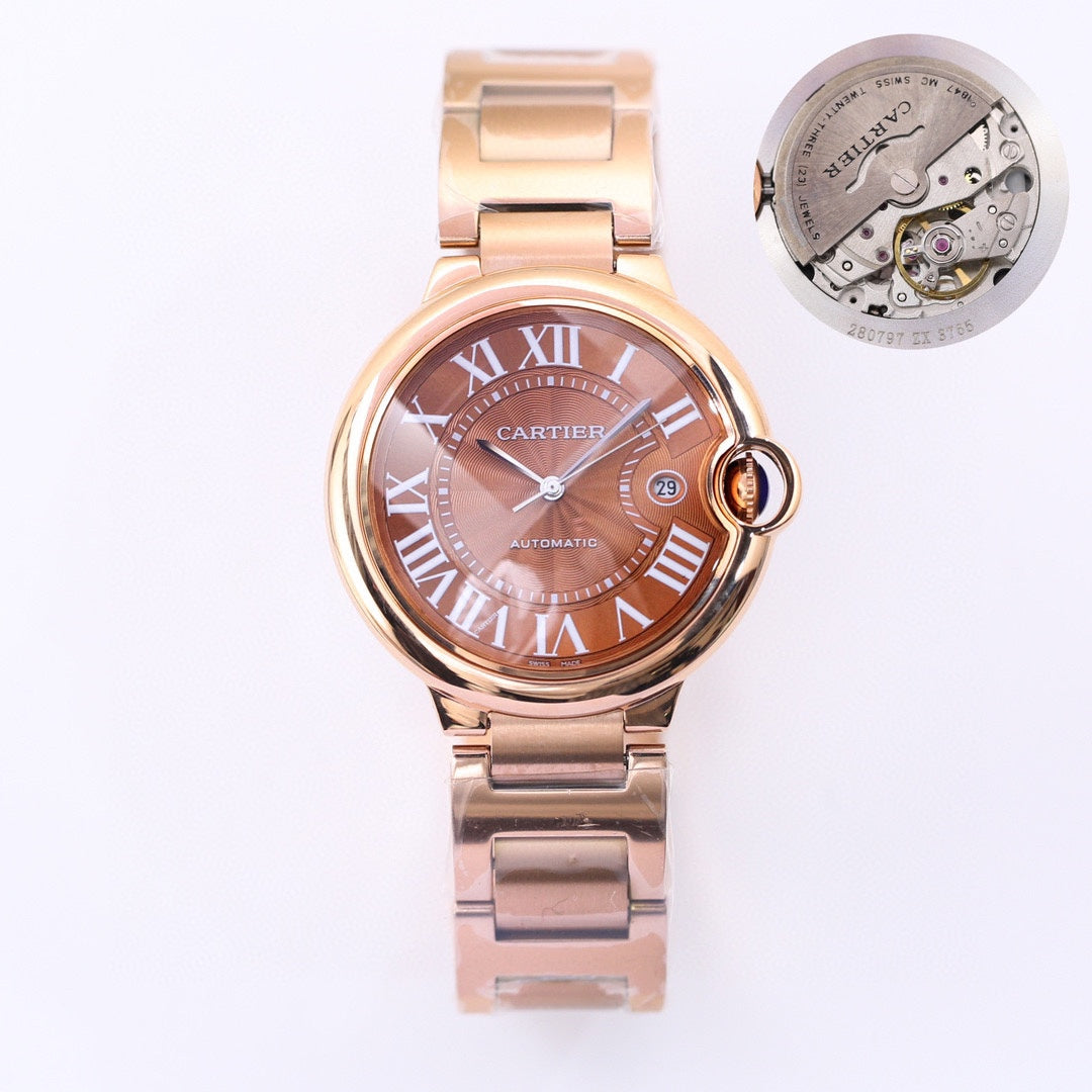 BALLON BLEU DATE 42 PINK GOLD