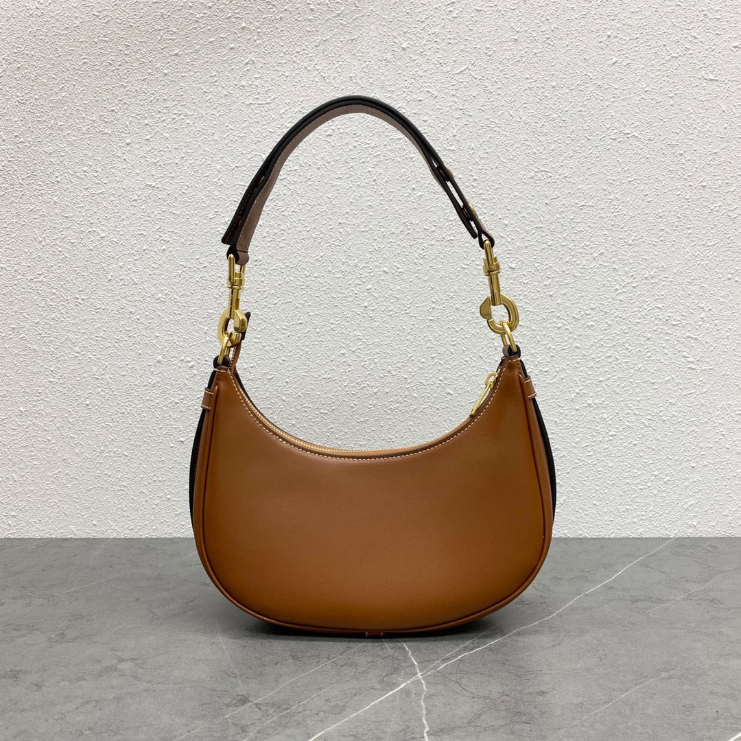Celine Medium Strap Ava Bag Brown Calfskin 281810