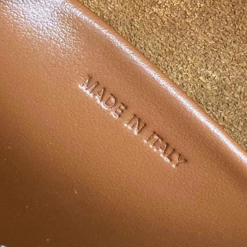 Celine Besace Cuir Bag Triomphe Brown Calfskin