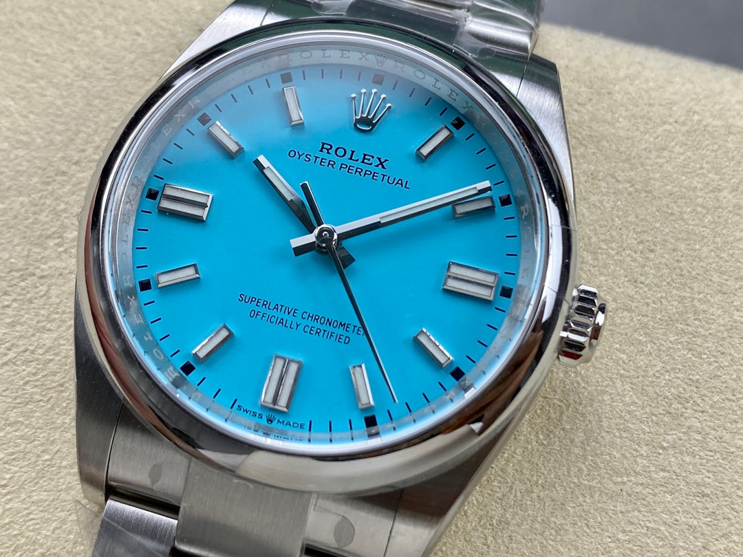 OYSTER PERPETUAL 36MM STAINLESS STEEL SKY BLUE DIAL