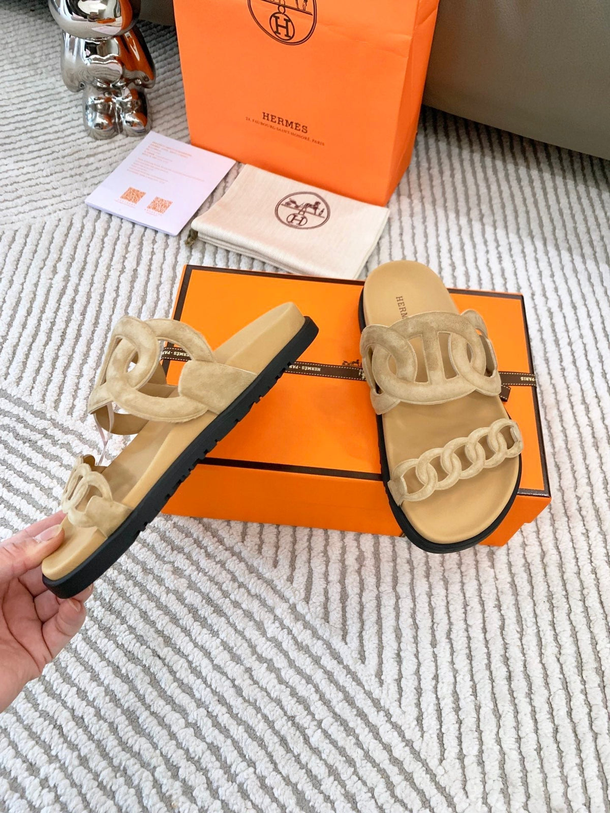 HM Extra sandal Beige Suede 963523