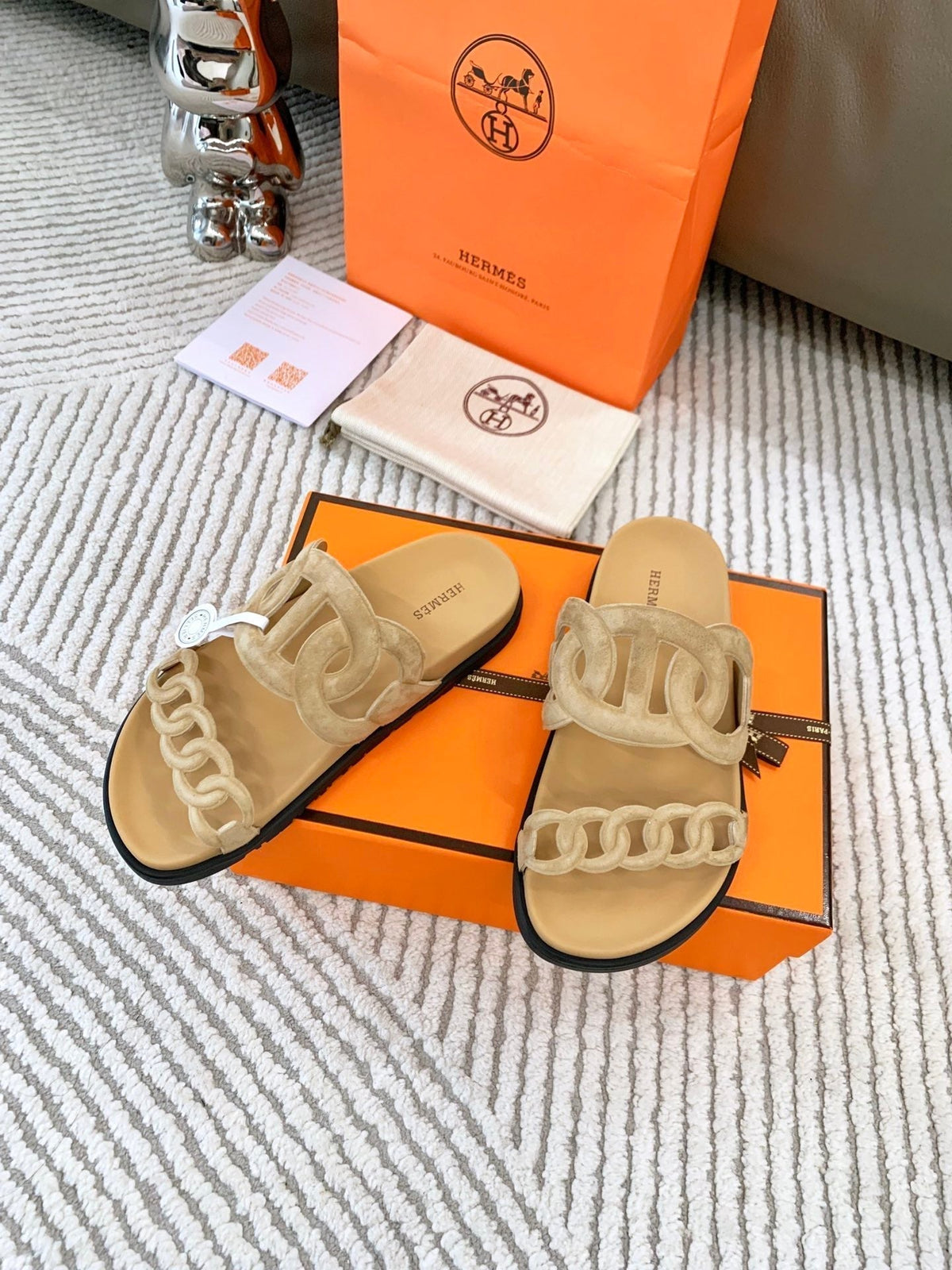 HM Extra sandal Beige Suede 963523