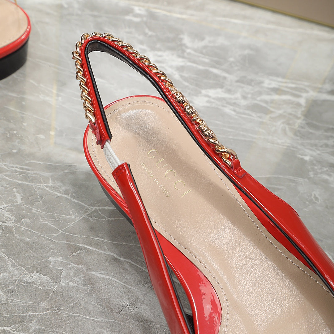 GG Signoria Slingback Flat orange