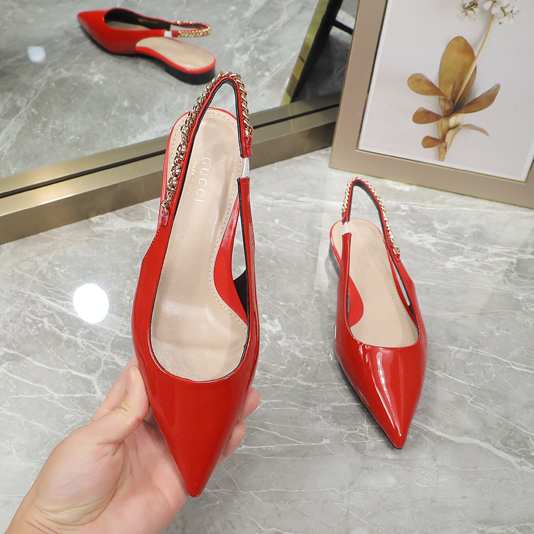 GG Signoria Slingback Flat orange