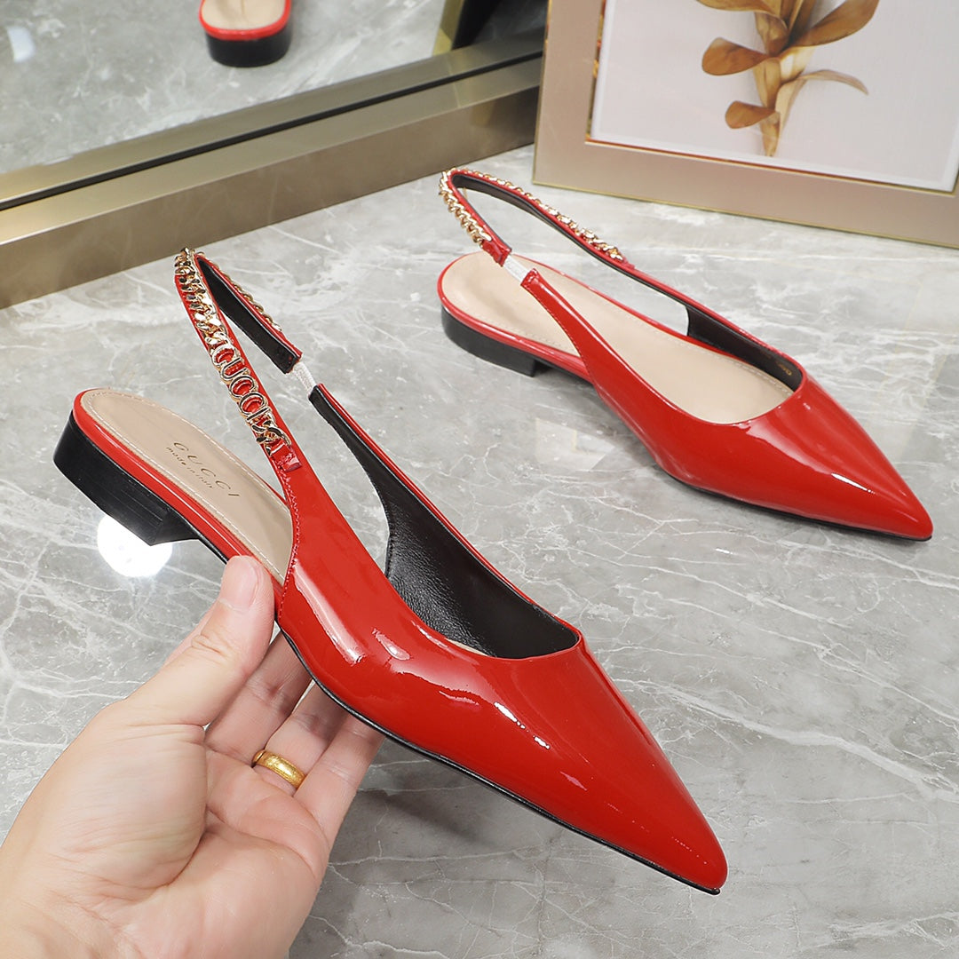 GG Signoria Slingback Flat orange