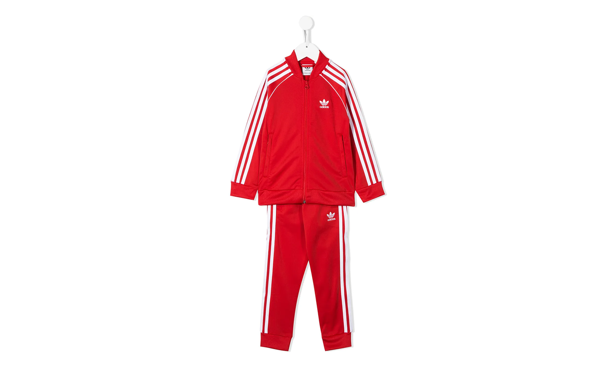 Originals Superstar Track Suit GS "Lush Red / White" FM5626