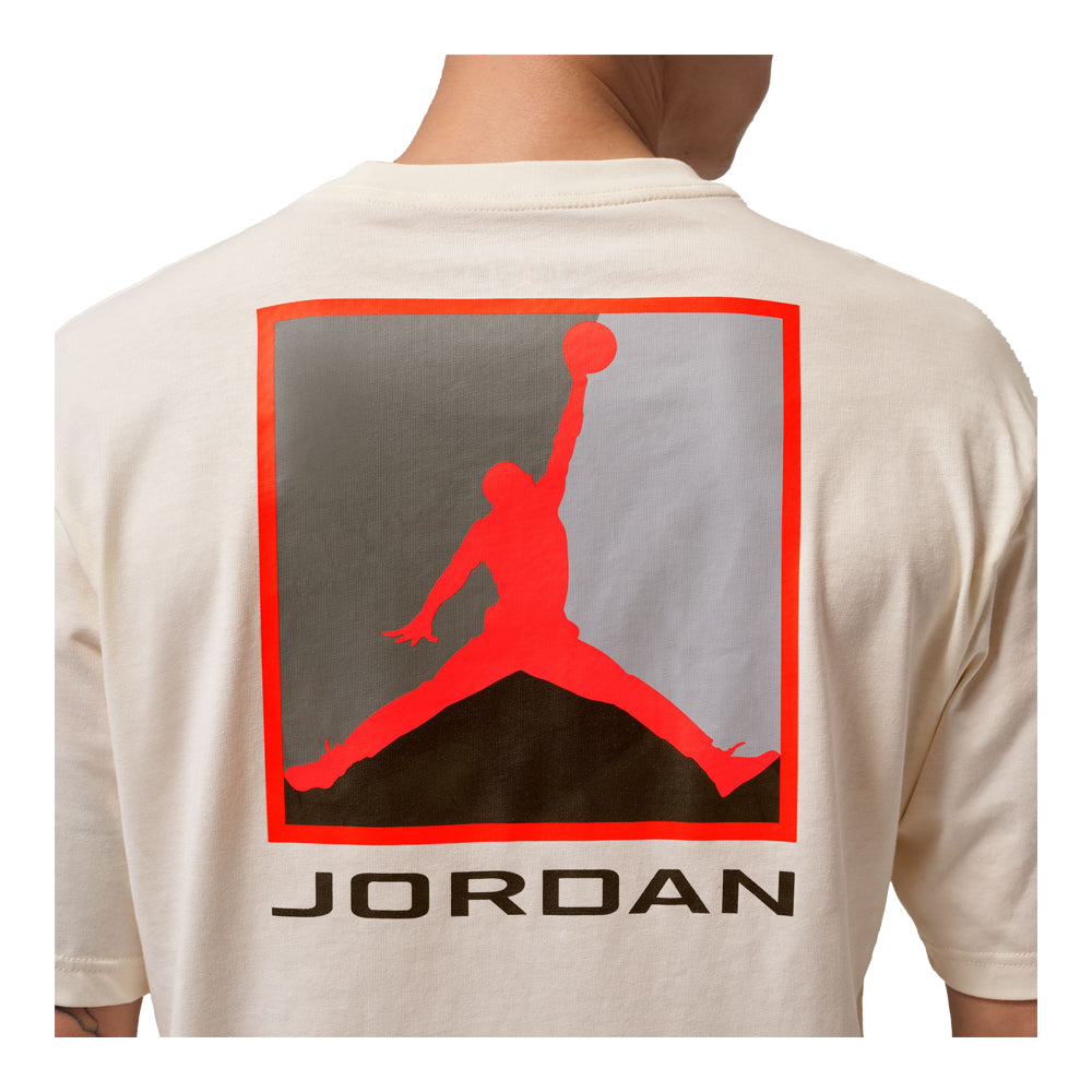 Men Nike Jordan Brooklyn Graphic T-Shirt - Pale Ivory