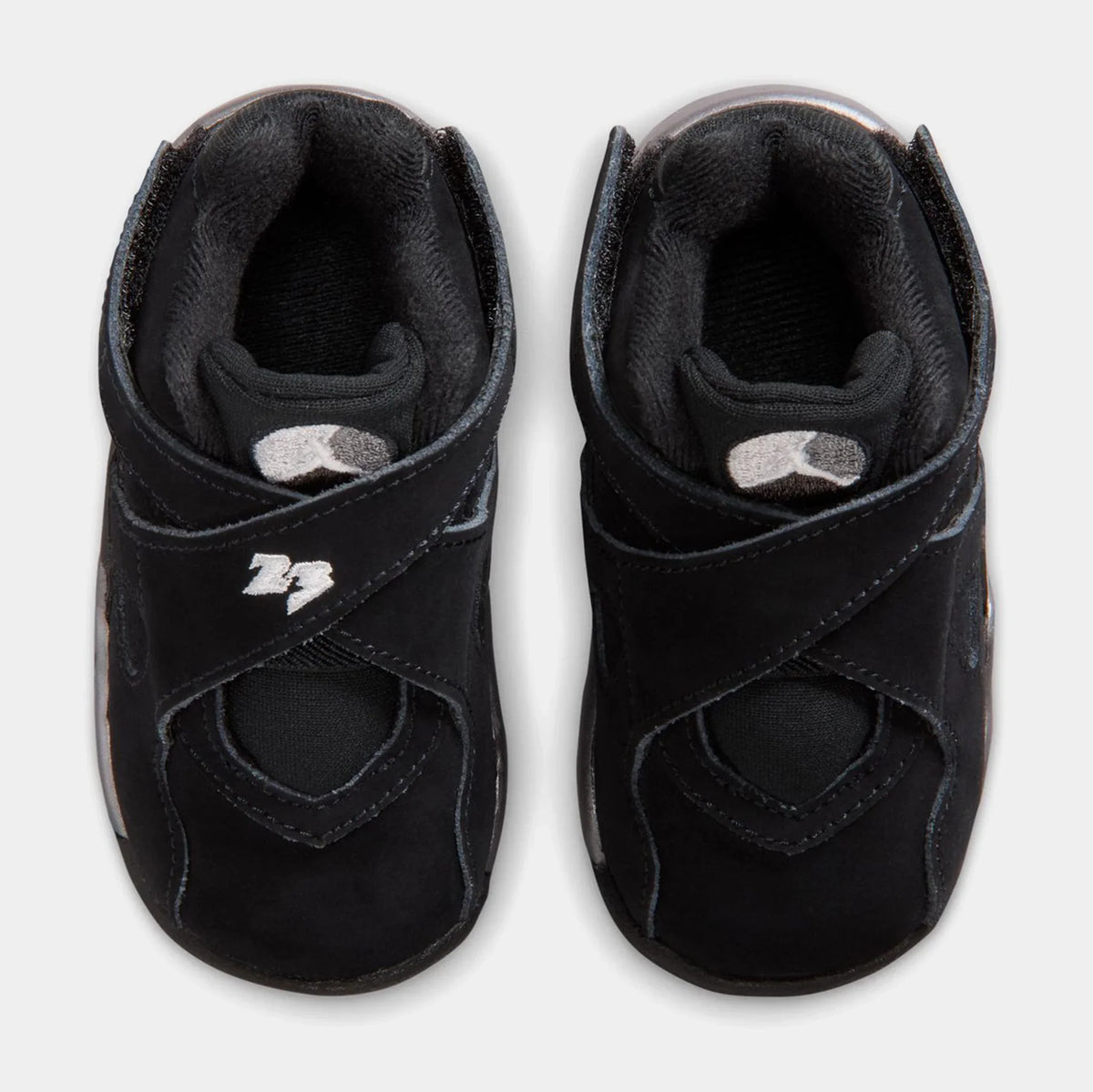 Toddler's Air Jordan 8 Retro Chrome Black/Chrome 305360-007