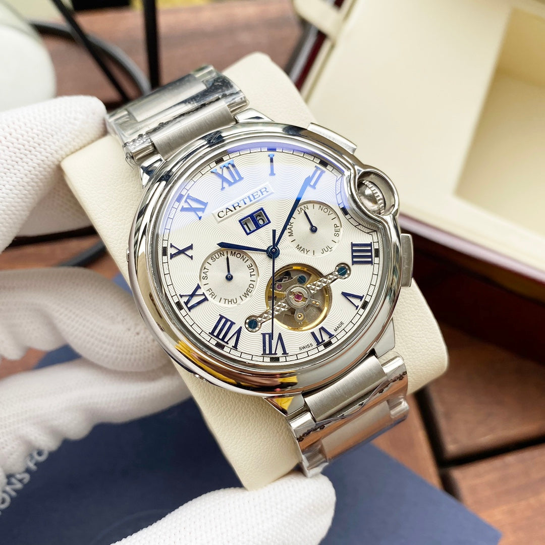 Cartier Ballon Bleu 44mm Silver