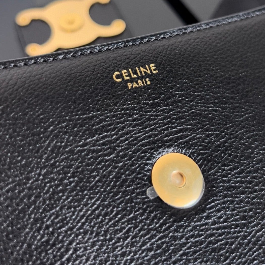 WILTERN TRIOMPHE BAG 31 ORIGINAL BLACK LEATHER