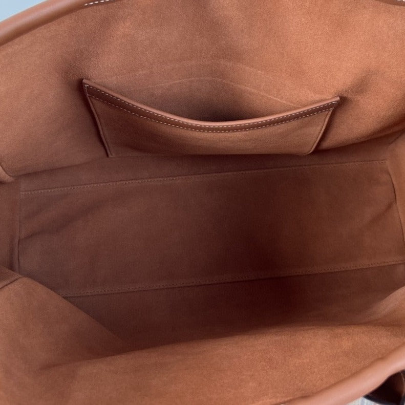 CUIR TRIOMPHE 44 TAN CALFSKIN