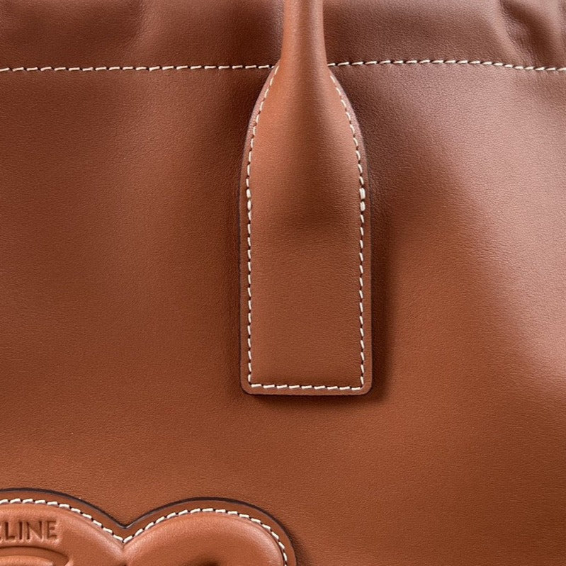 CUIR TRIOMPHE 44 TAN CALFSKIN