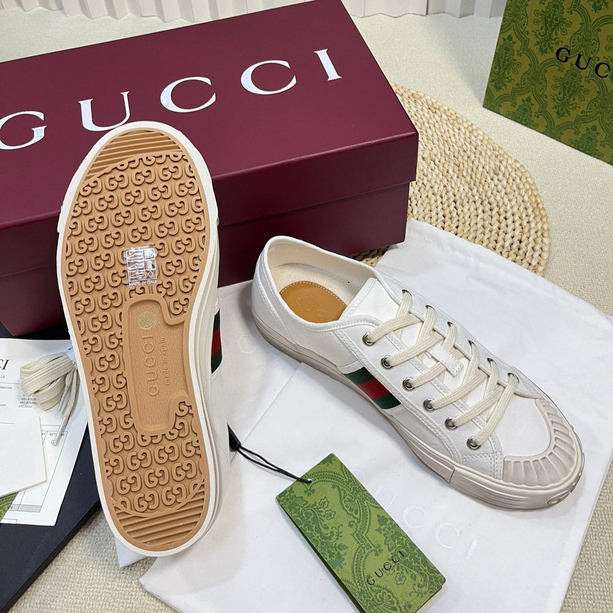 GG Ace signature Sneaker White