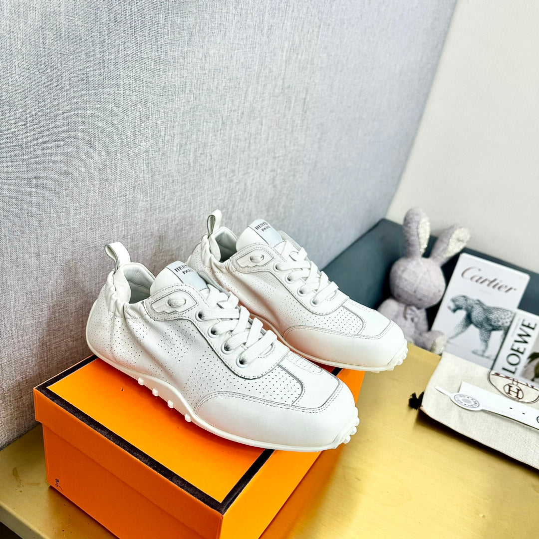 HM Sneaker In 25mm White Lambskin 956331