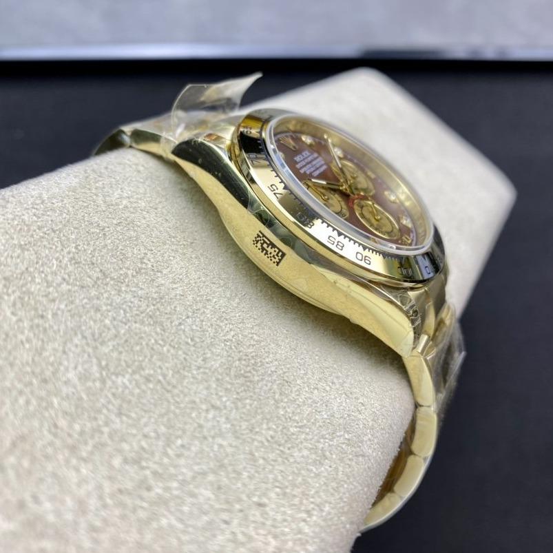 DAYTONA CUSTOM GOLD CASE RED PEARL DIAL