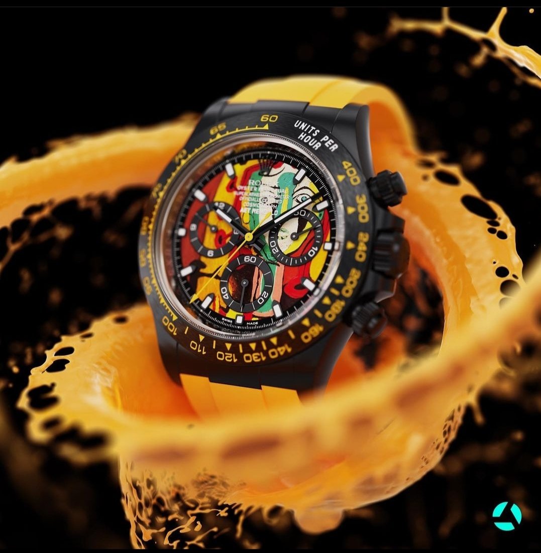 DAYTONA CUSTOM 40MM AET PICASSO YELLOW