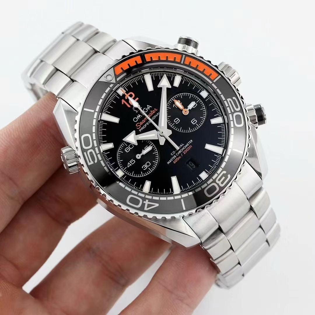 SEAMASTER PLANET OCEAN 600 CHRONOGRAPH ORANGE BLACK DIAL