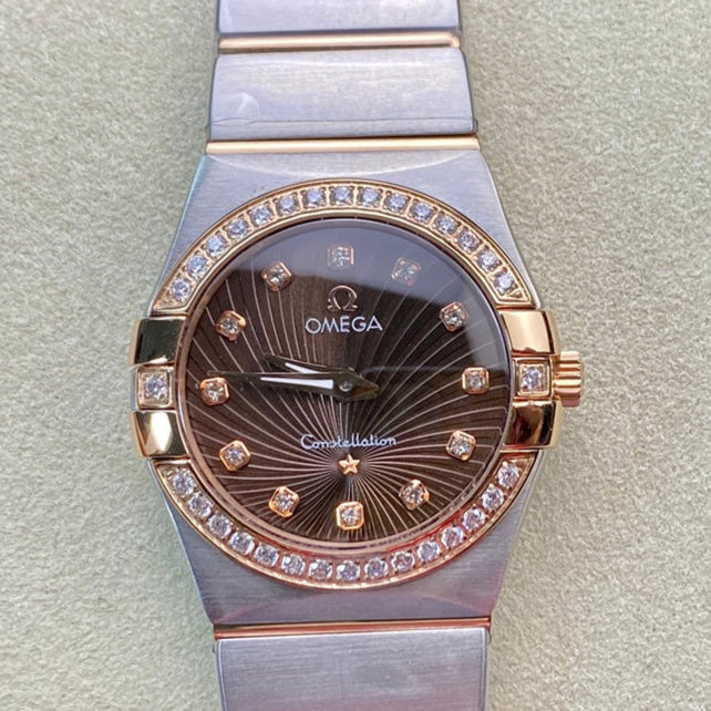 Omega Constellation 27mm Quartz Chocolate Dial