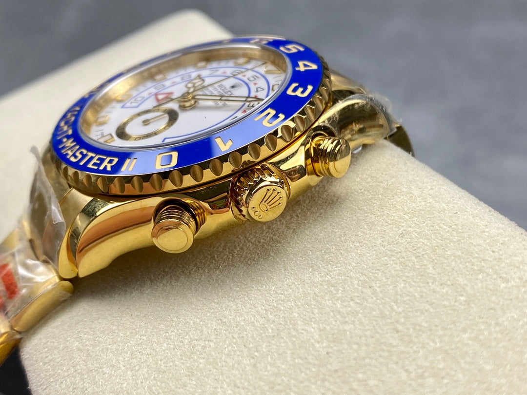 Rolex Yacht-Master II 44mm Gold White Dial