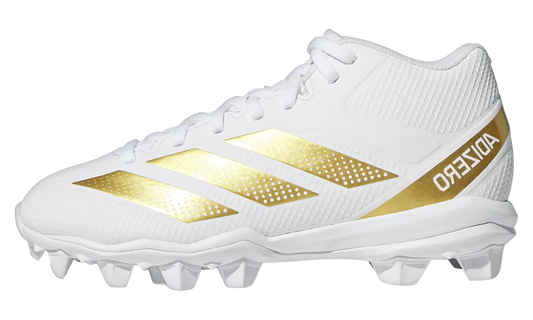 Adizero Impact.2 Molded Rubber GS "Cloud White / Gold Metallic / Cloud White" IE3997