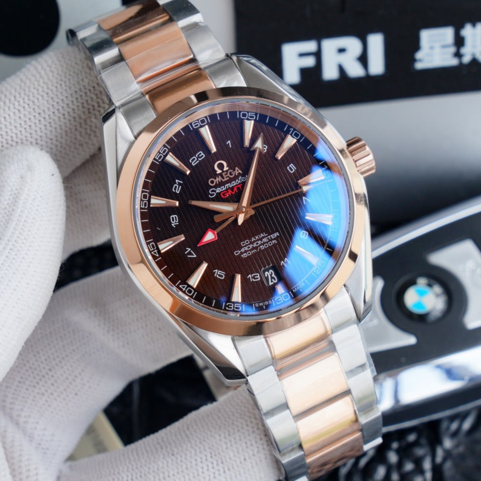 SEAMASTER AQUATERRA 150M CO-AXIAL GMT STEEL