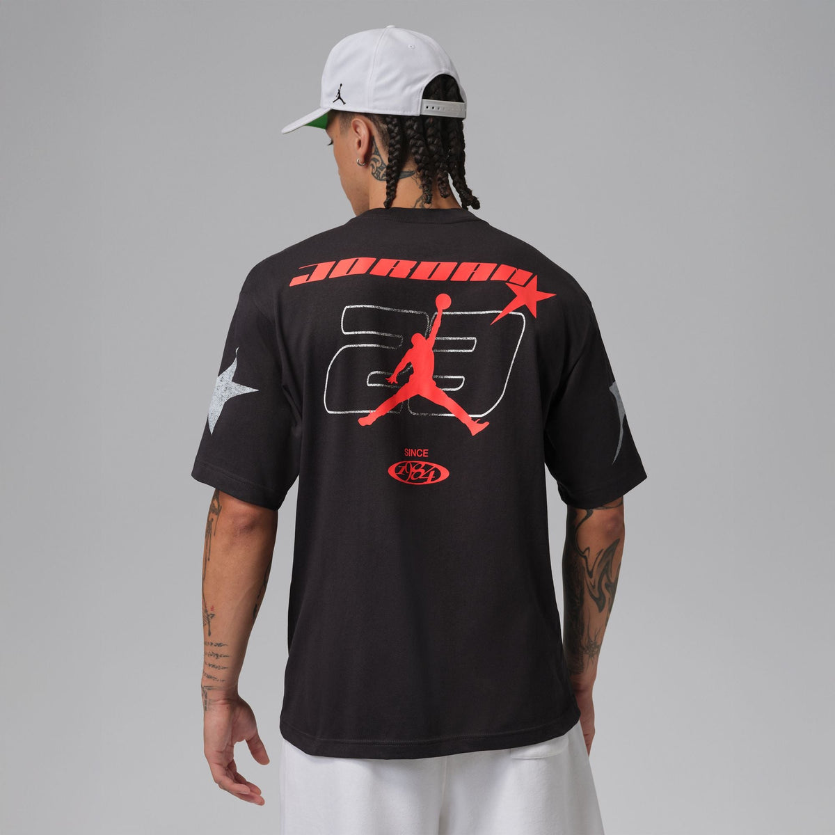 Men's Jordan Star Graphic T-Shirt - Off Noir