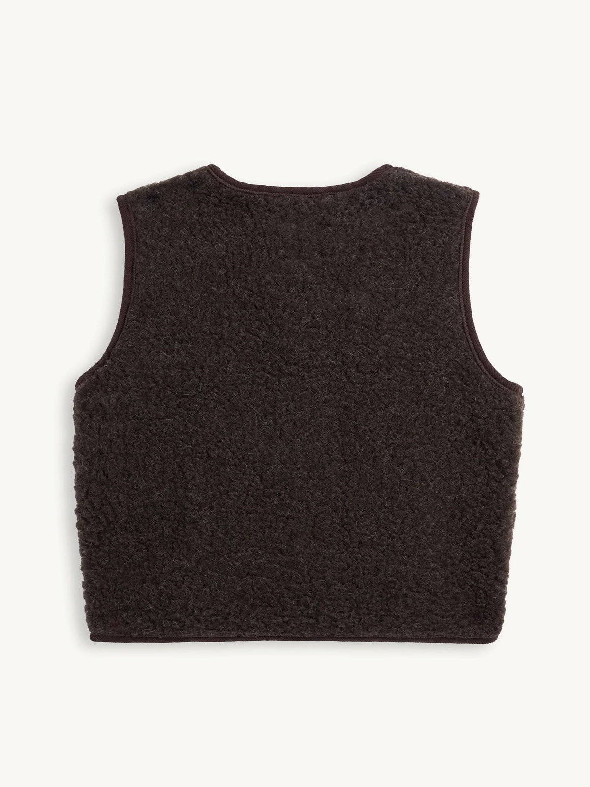 Merino Vest - Chocolate Brown