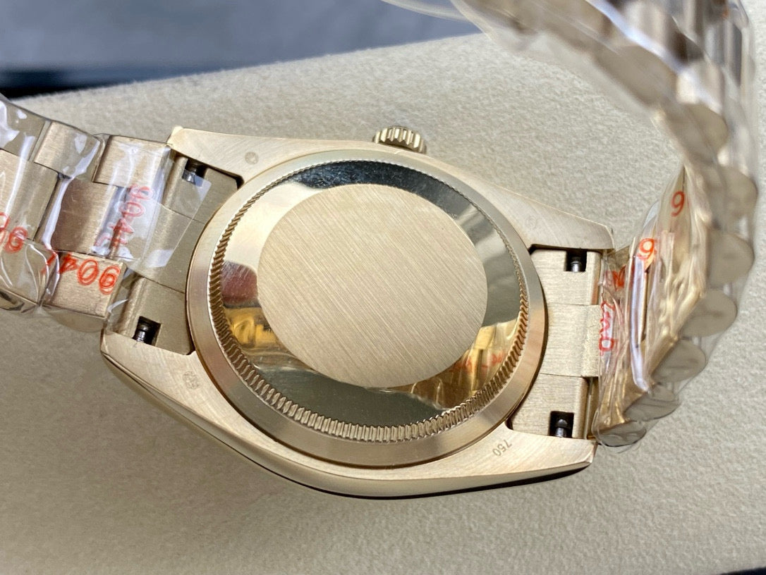 DAY-DATE 36MM GOLD CASE WHITE DIAL