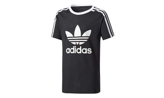 3 Stripes Tee GS "Black / White" BQ3945