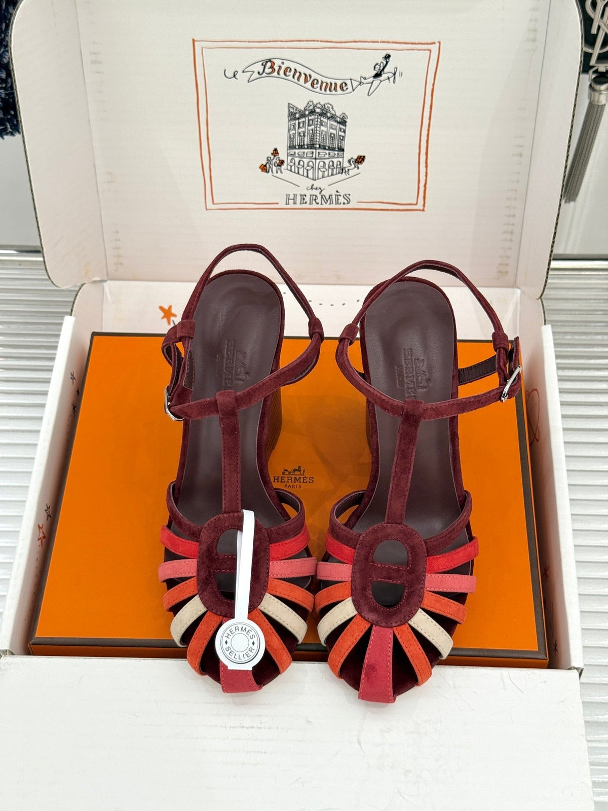 HM 26s Noa Sandal 9.5cm Suede Leather 991910
