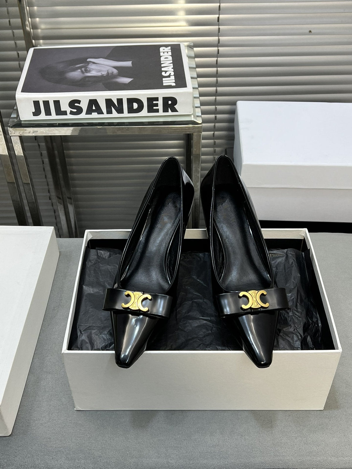 cl pumps 50 black calfskin