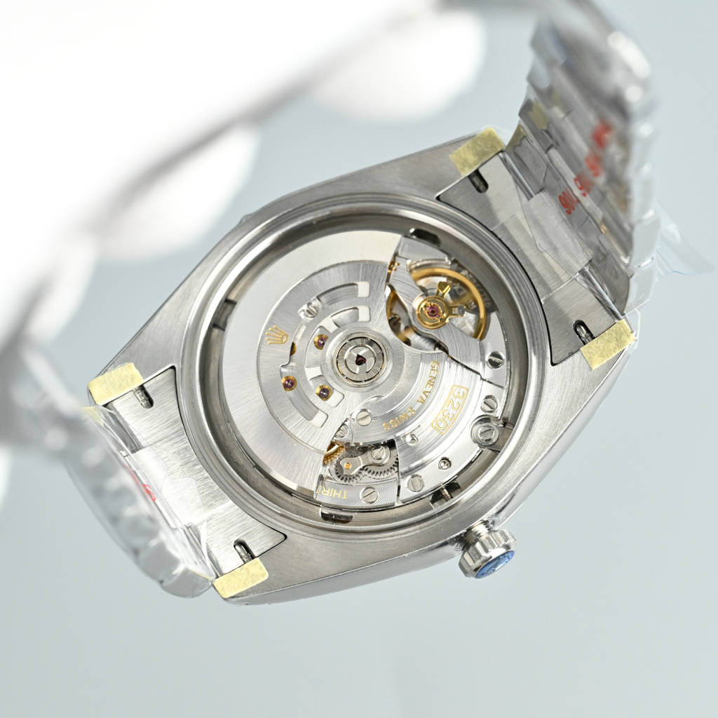 Rolex Perpetual 41mm Silver Light Blue