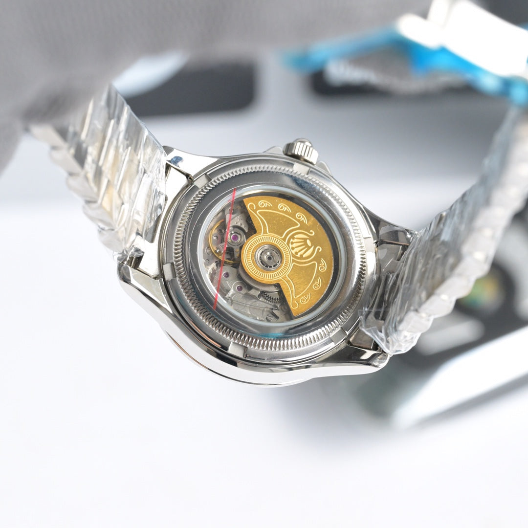 Rolex 25 Oyster 34mm Silver Stainless Steel