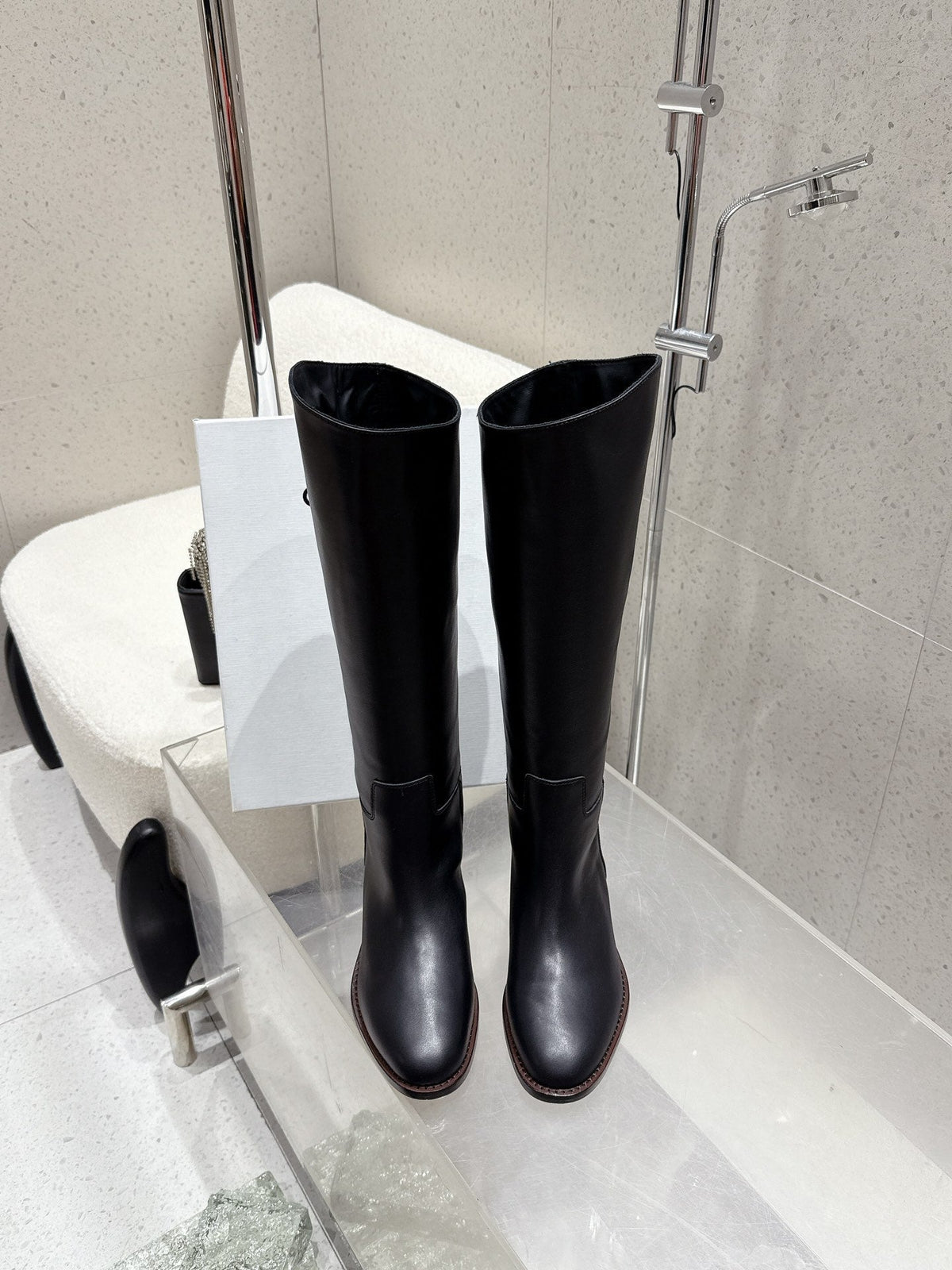 Celine 25 Boot Black Cowhide 554199