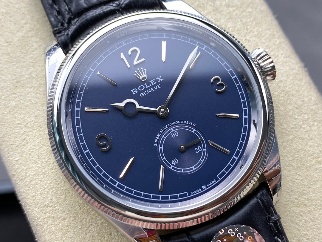 Rolex Perpetual 39mm Black Blue Dial