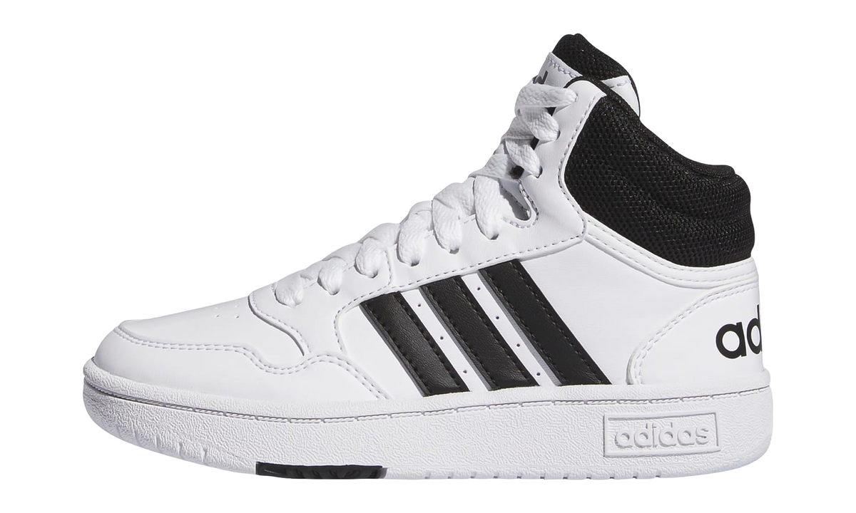 Hoops Mid GS "Cloud White / Core Black / Core Black" IG3715